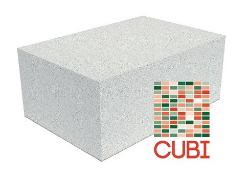 Газобетонный блок CUBI D400 B2,0 F100 625х200х200 ровный