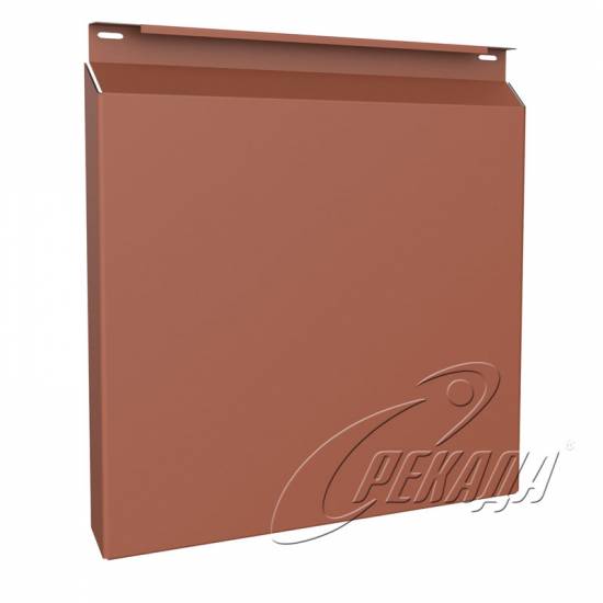 Кассета стальная - RAL 8004 закрытого типа