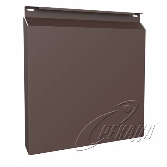 Кассета стальная - RAL 8017 закрытого типа